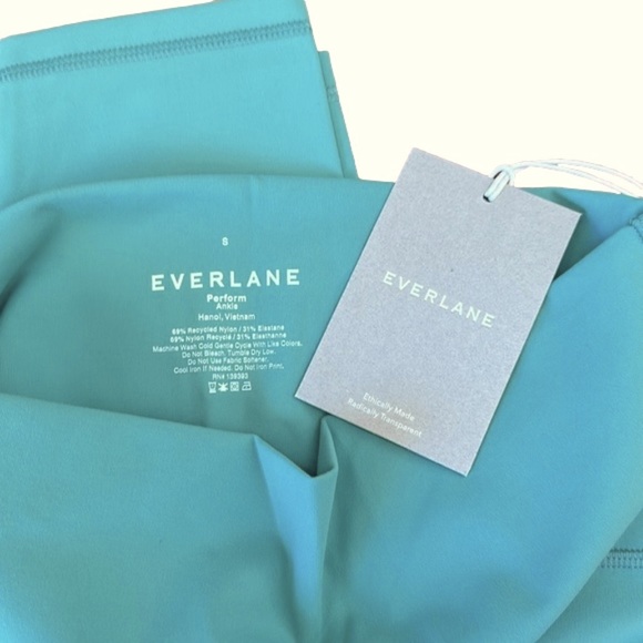 Everlane NWT The Perform Legging Ankle Soft Green - Picture 6 of 6